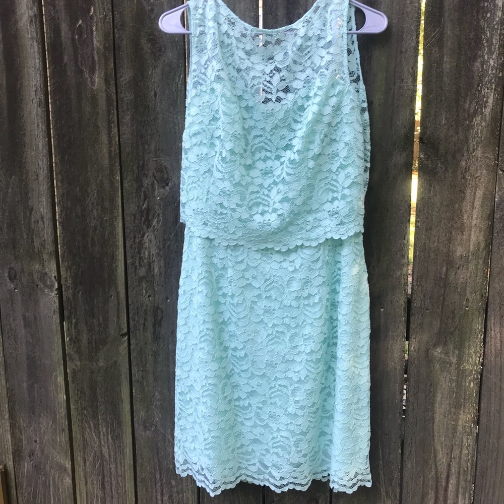 David’s Bridal Short Lace Dress